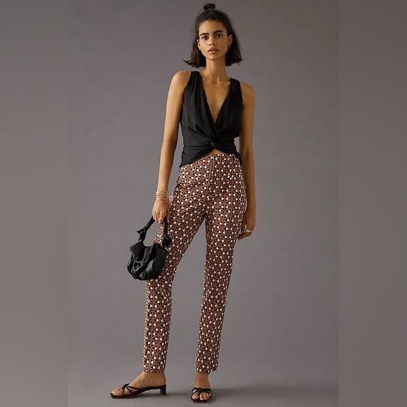 Maeve Essential High-Rise Kick-Flare Pants - Picture 3 of 10